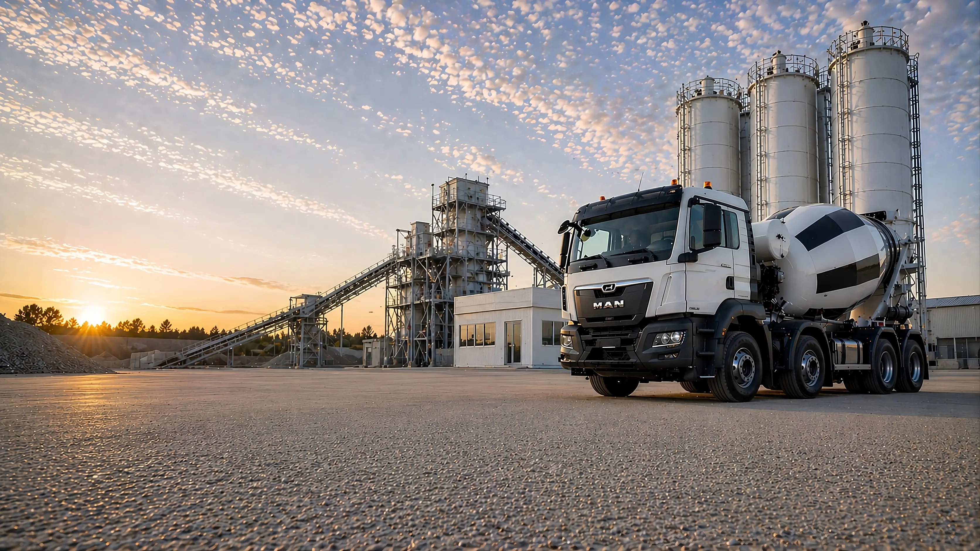 Cubos concrete mixer at the plant